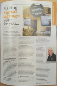 Eclipse Digital Media Stir It Up Magazine October 2012 Digital Signage Article Colin Thody