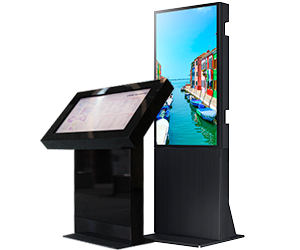 Eclipse digital media digital signage totems and kiosks