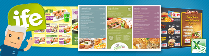 Eclipse Digital at IFE 13, Excel London showcasing EMBED Digital Menu Boards updated by Excel