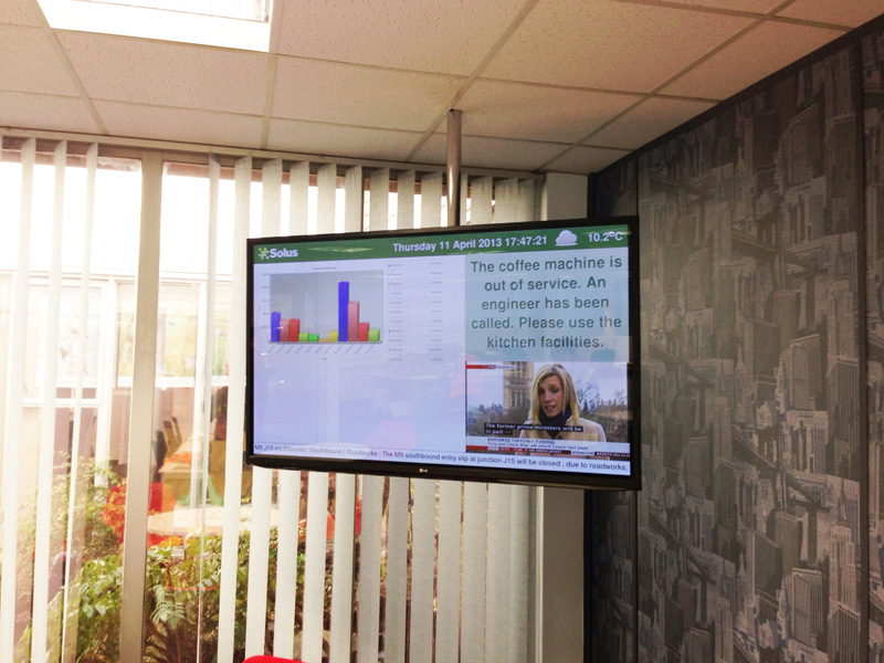 Eclipse Digital Media Solus Garden & Leisure UK Digital Signage Installation