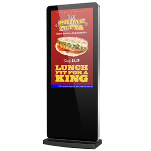 Eclipse Digital Media Digital Signage Freestanding 55" Slimline Digital Poster