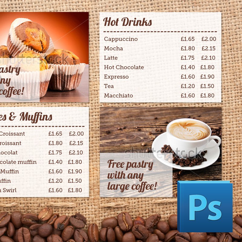 Digital Menu Board Templates