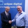 Eclipse Digital Media Digital Signage Appoint New Chairman Iain Ramsay with Colin Thody