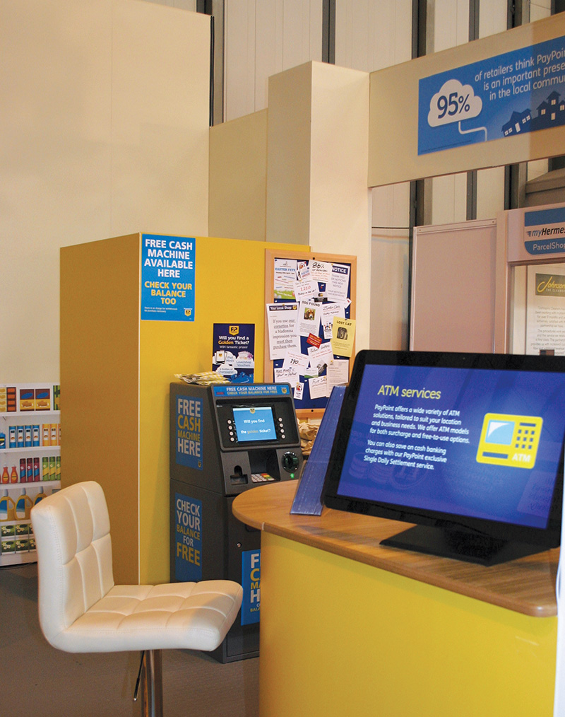 Eclipse Digital Media Digital Signage - PayPoint - Exhibition Difgital Signage Case Study 21 inch Android Tablet