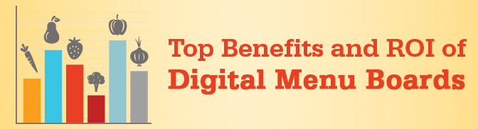 Top Benefits and ROI of Digital Menu Boards 2014