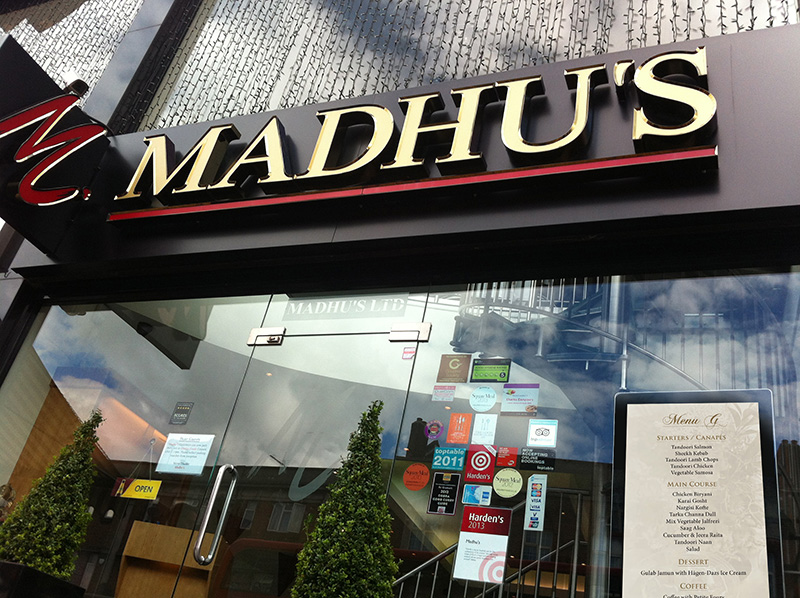 Eclipse Digital Media - Digital Signage Solutions - Sheraton Skyline Hotel London Heathrow - Madhu's Restaurant