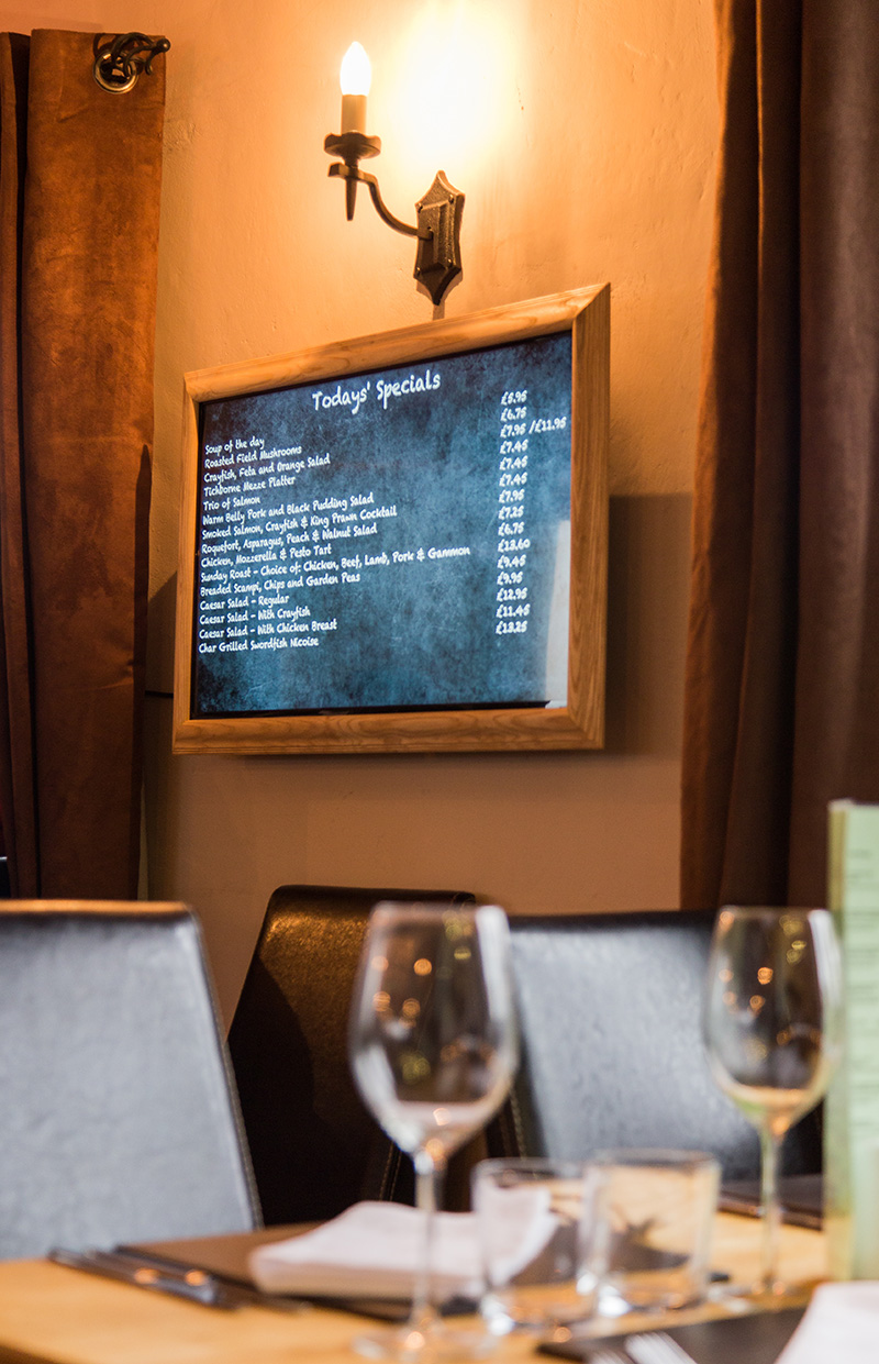 Eclipse Digital Media - Digital Signage Solutions - The Sir Roger Tichborne - Samsung Smart Signage Platform (SSP) Display Landscape Specials Board