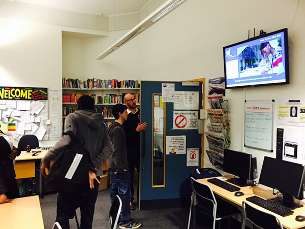 Eclipse Digital Media - Digital Signage Solutions - Haringey Sixth Form Centre - Library Learning Resource Centre
