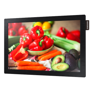Eclipse Digital Media - Digital Signage Solutions - Samsung Smart Signage Platform (SSP) SOC Displays - 10.1" 450 nits Brightness Small Screen Digital Signage - DB10D D Series - Front Angle