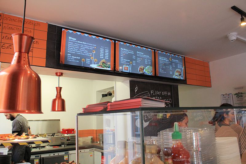 eclipse digital media digital signage solutions arancini brothers digital menu boards case study full1