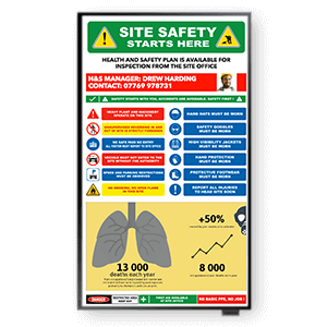 eclipse digital media digital signage site safety boards