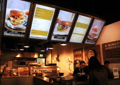 eclipse digital media digital signage solutions restaurant prime burger menuboards