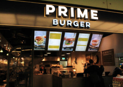 eclipse digital media digital signage solutions restaurant prime burger stpancras