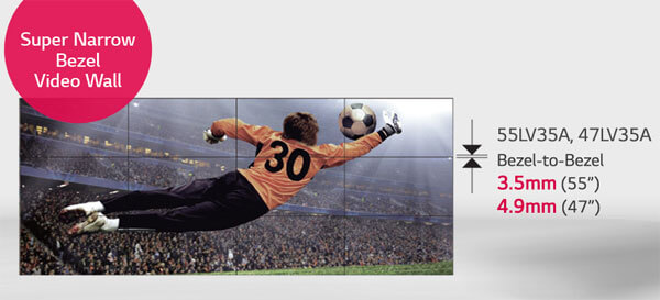 Eclipse Digital Media - Digital Signage Shop - LG LV35A Narrow Bezel