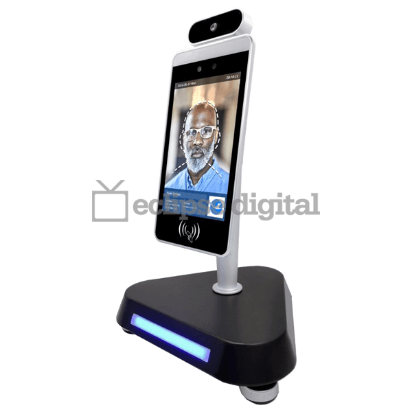 Eclipse Digital Media - Digital Signage Shop - 8" Facial recognition thermometer display