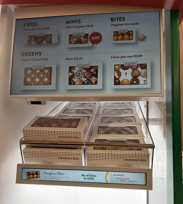 Eclipse Digital Media - Digital Signage, LED and AV Specialists - Krispy Kreme GEN8 Cabinet Internal