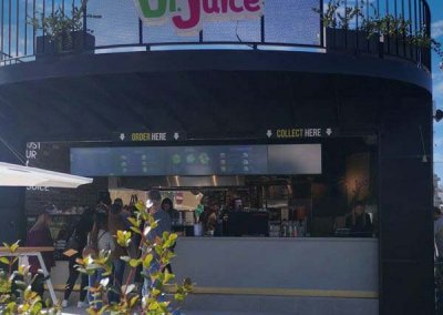 Eclipse Digital Media - Digital Signage, AV and LED - Dr Juice digital menu board project