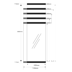 Eclipse Digital Media - Digital Signage, AV and LED - Introducing Photoelectric Glass LED (PG-LED- Window Panels - Sizes