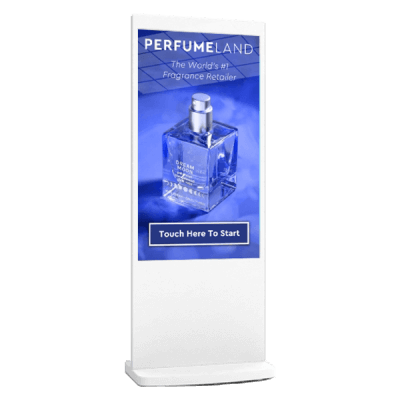 Eclipse Digital Media - Digital Signage Shop - Freestanding PCAP touch screen poster