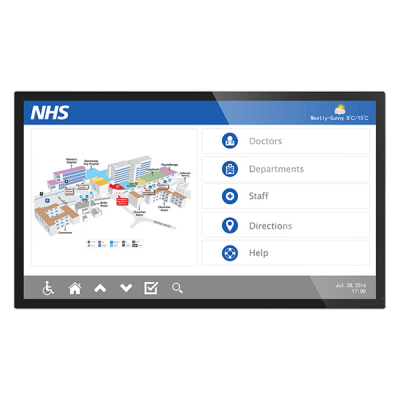 Eclipse Digital Media - Digital Signage Shop - PCAP touch screen monitor